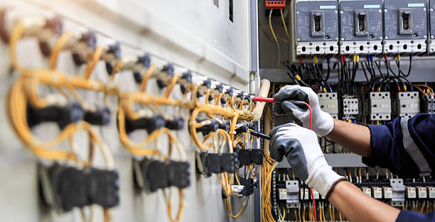 Professional Electrician technician working in Sanford, ME